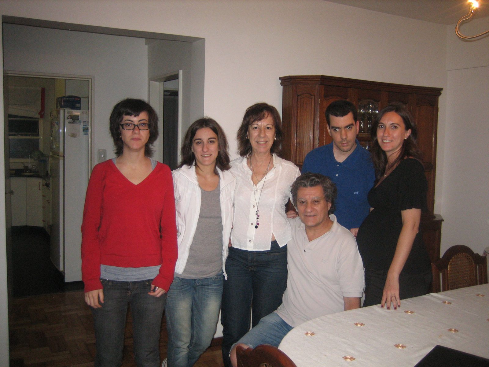La familia en pose
