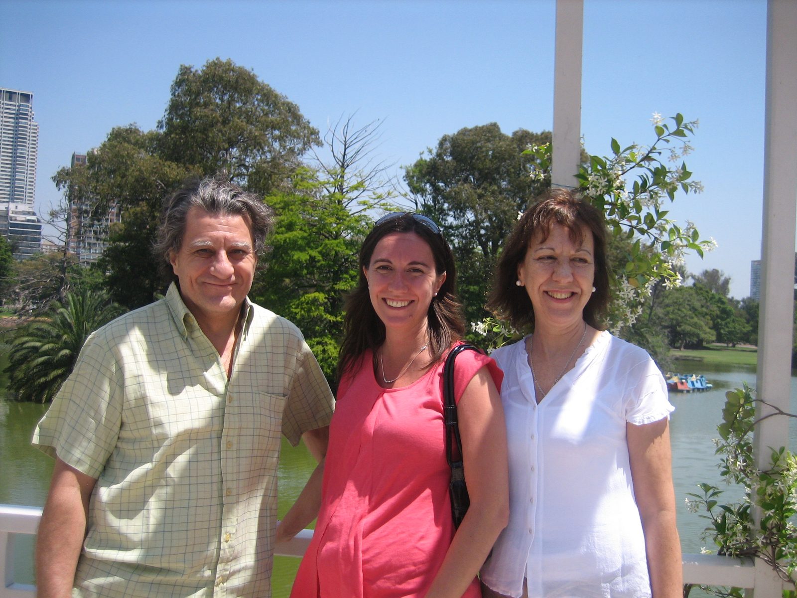 Papá, mamá, Paula y Catalina