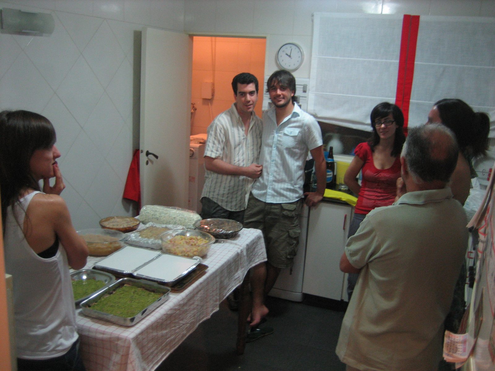 Charlando en la cocina