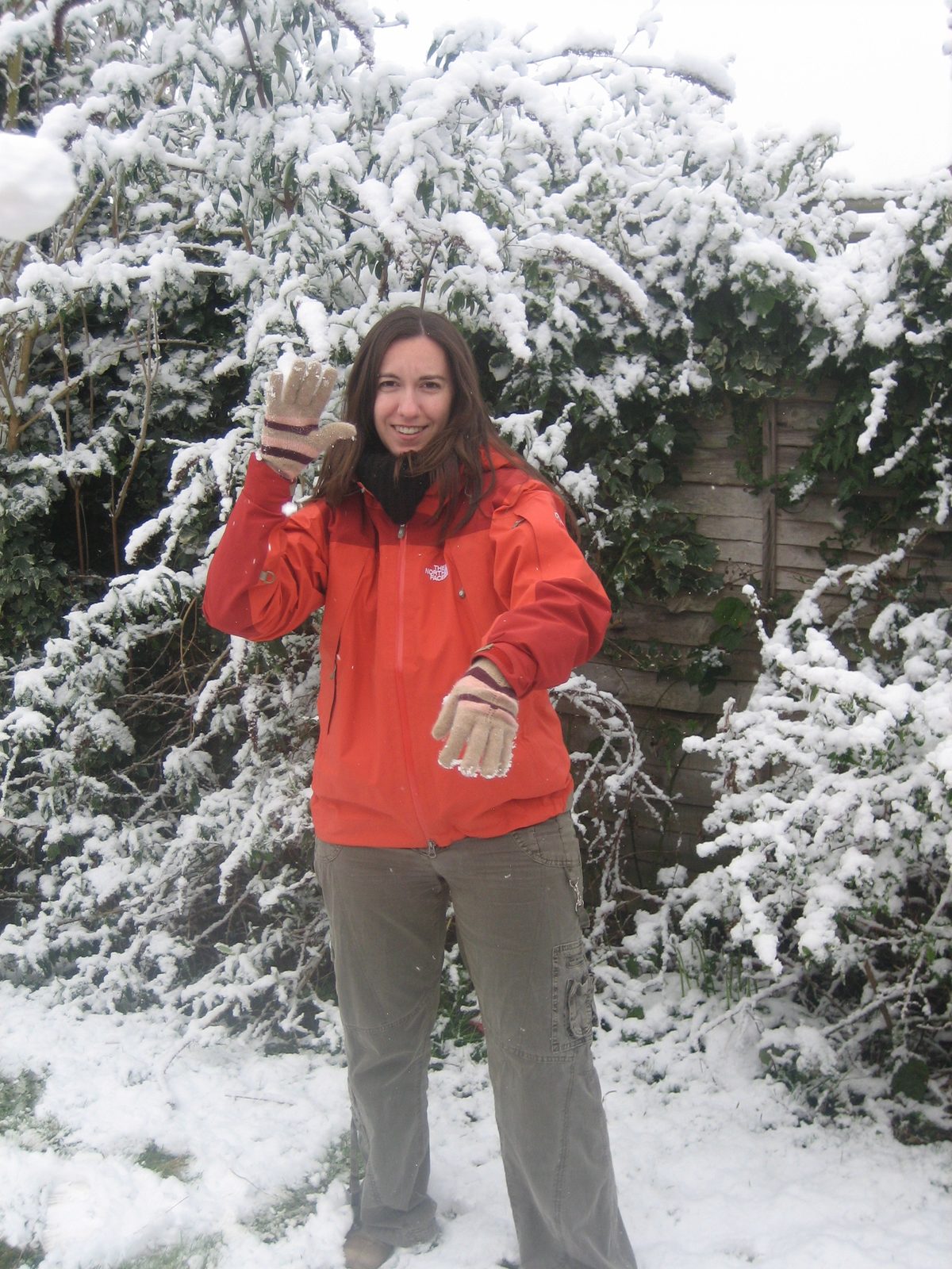 Tirando bolas de nieve
