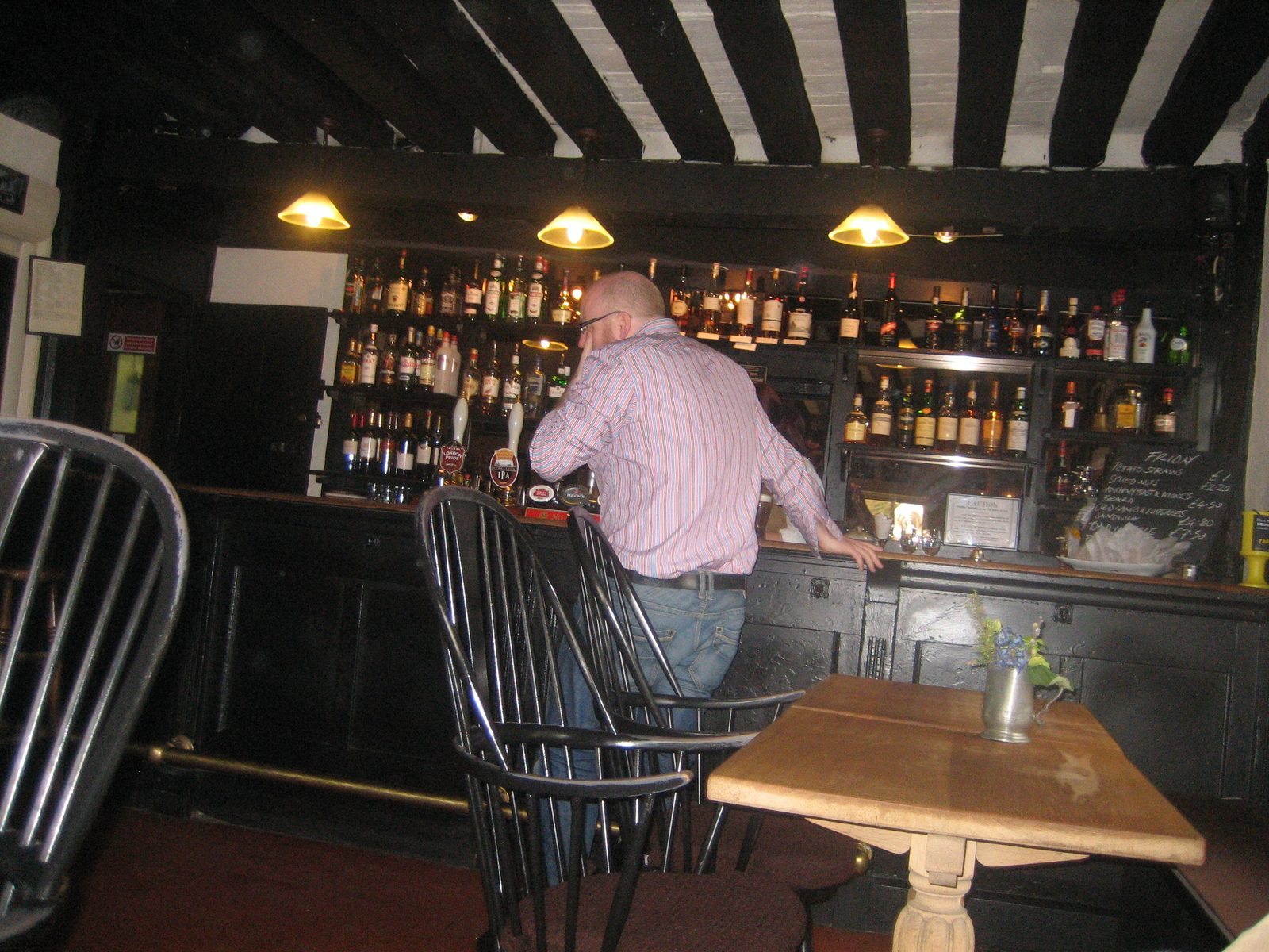 La barra y las bebidas