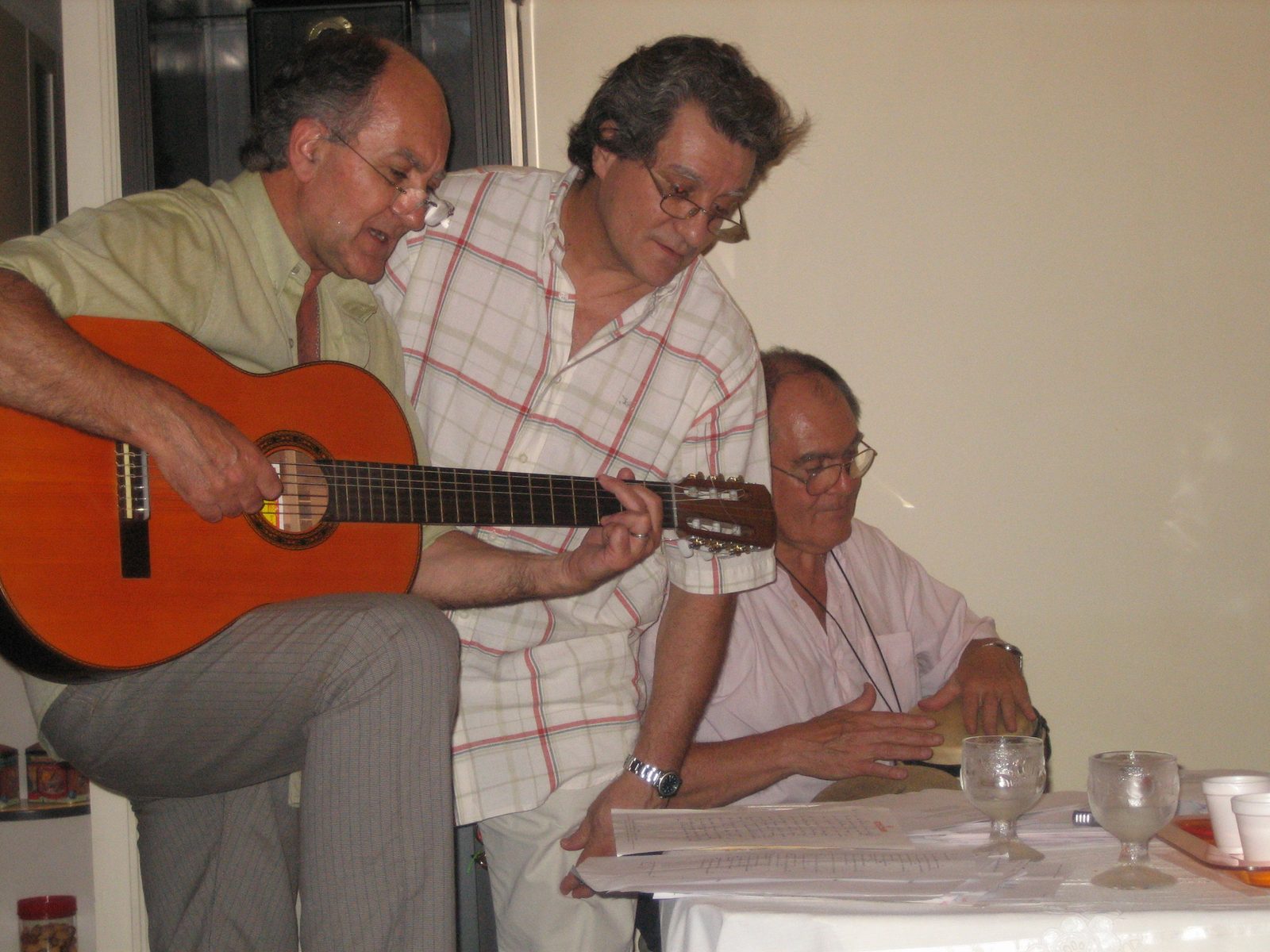 Rodolfo pasó a la percusión