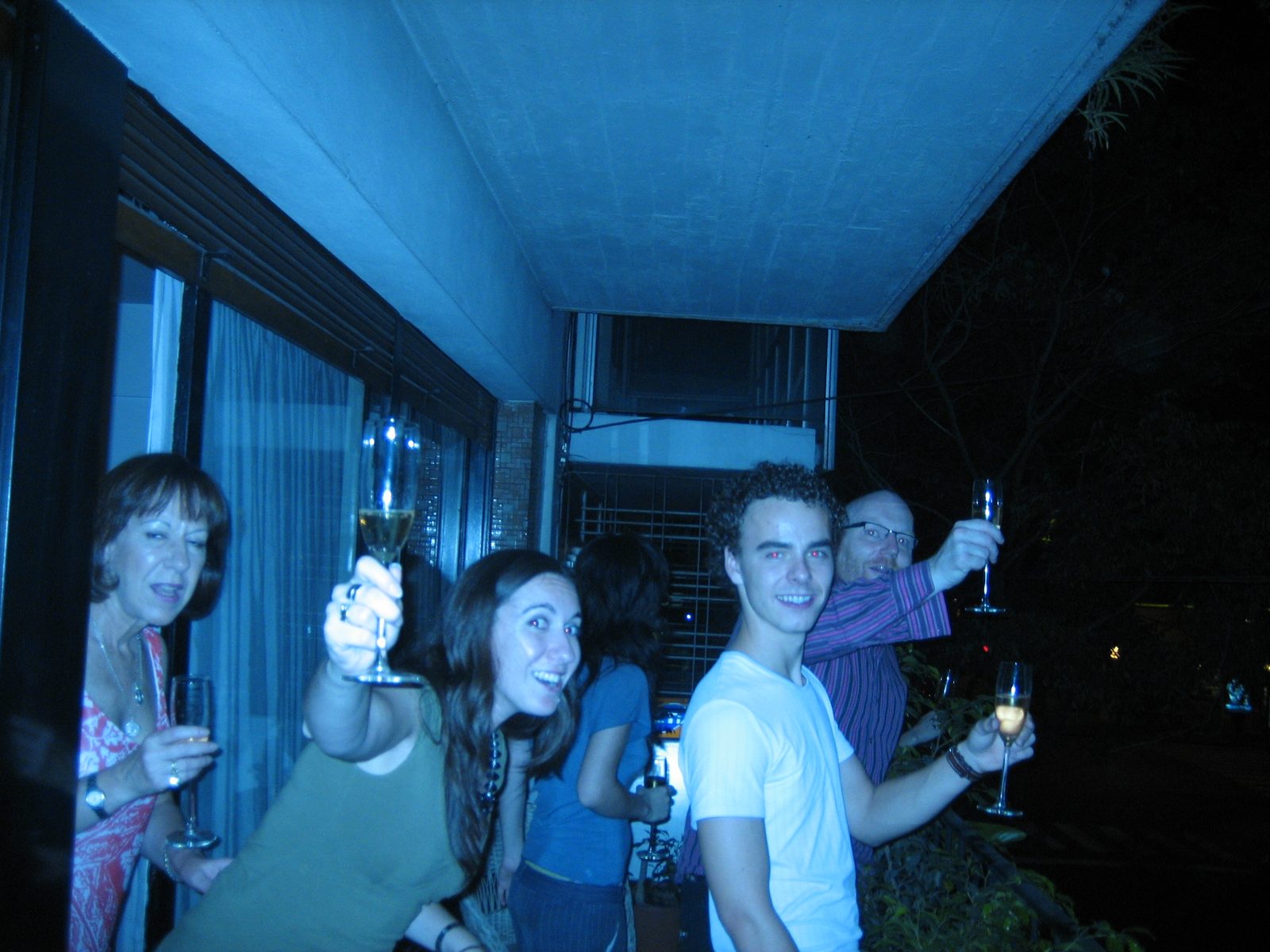 En el balcon