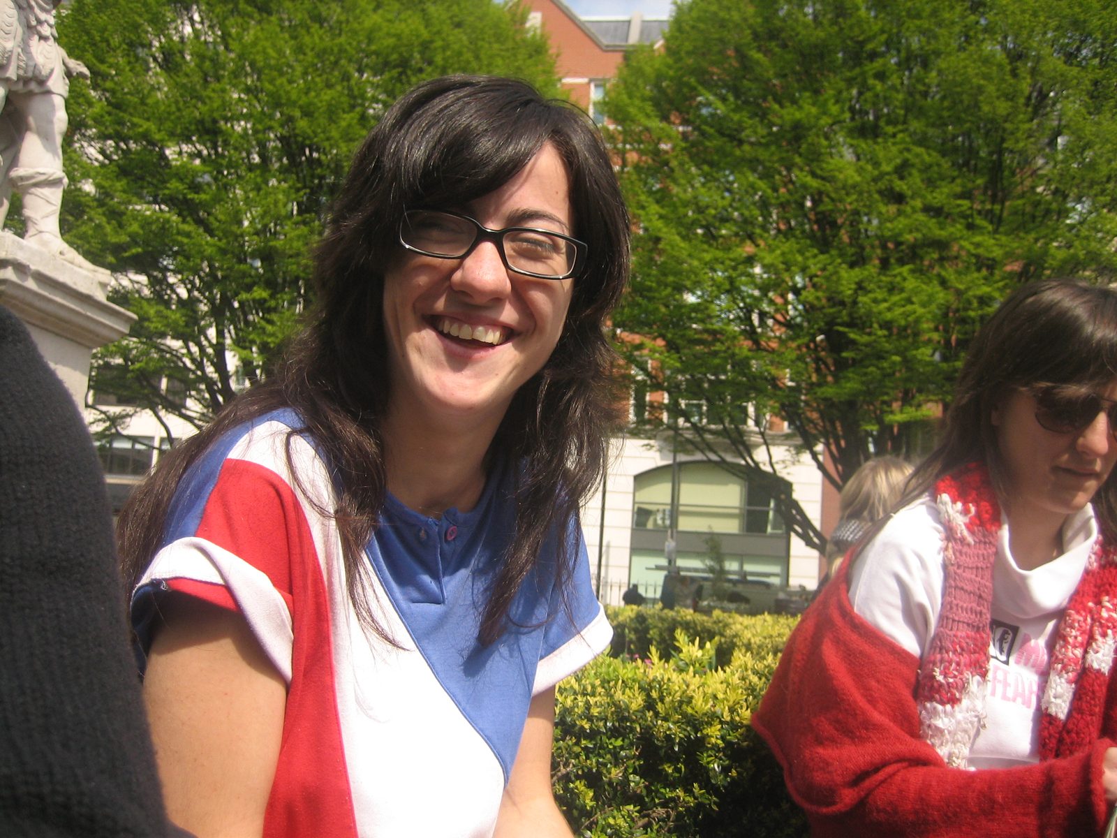 Rocío muy sonriente