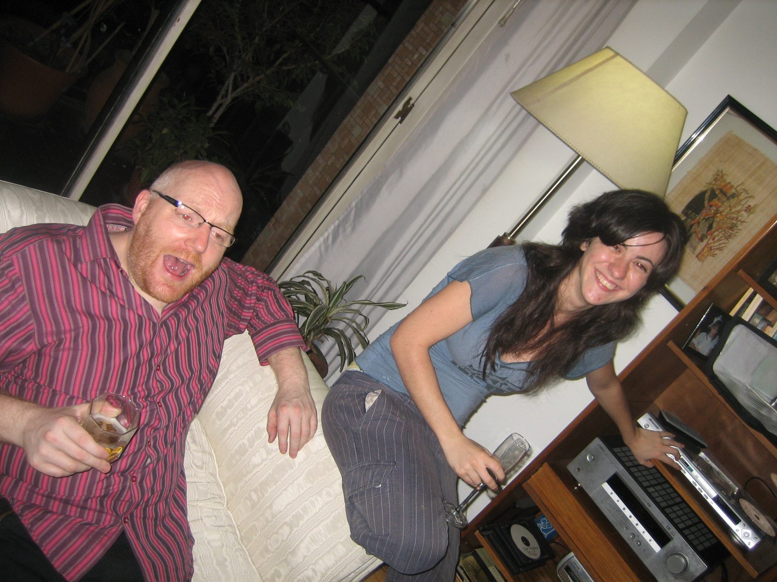 Iain y Rocio se divierten