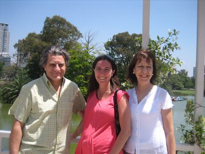 Papá, mamá, Paula y Catalina