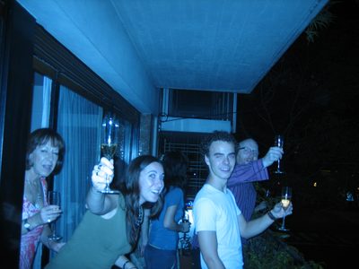 En el balcon