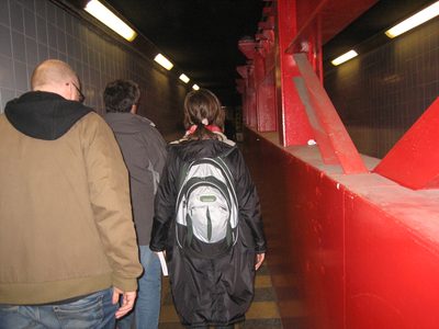 Caminando por la estación