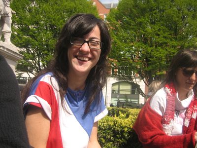 Rocío muy sonriente
